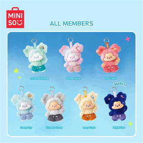 MINISO Disney Mickey Cloud Fantasy Sunset Glow plush bright bag accessory