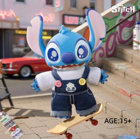 MINISO Stitch figure on a desk for playful workspace charm