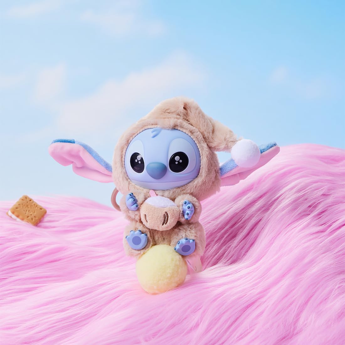 MINISO Disney Stitch figure unboxing reveals random design delight.