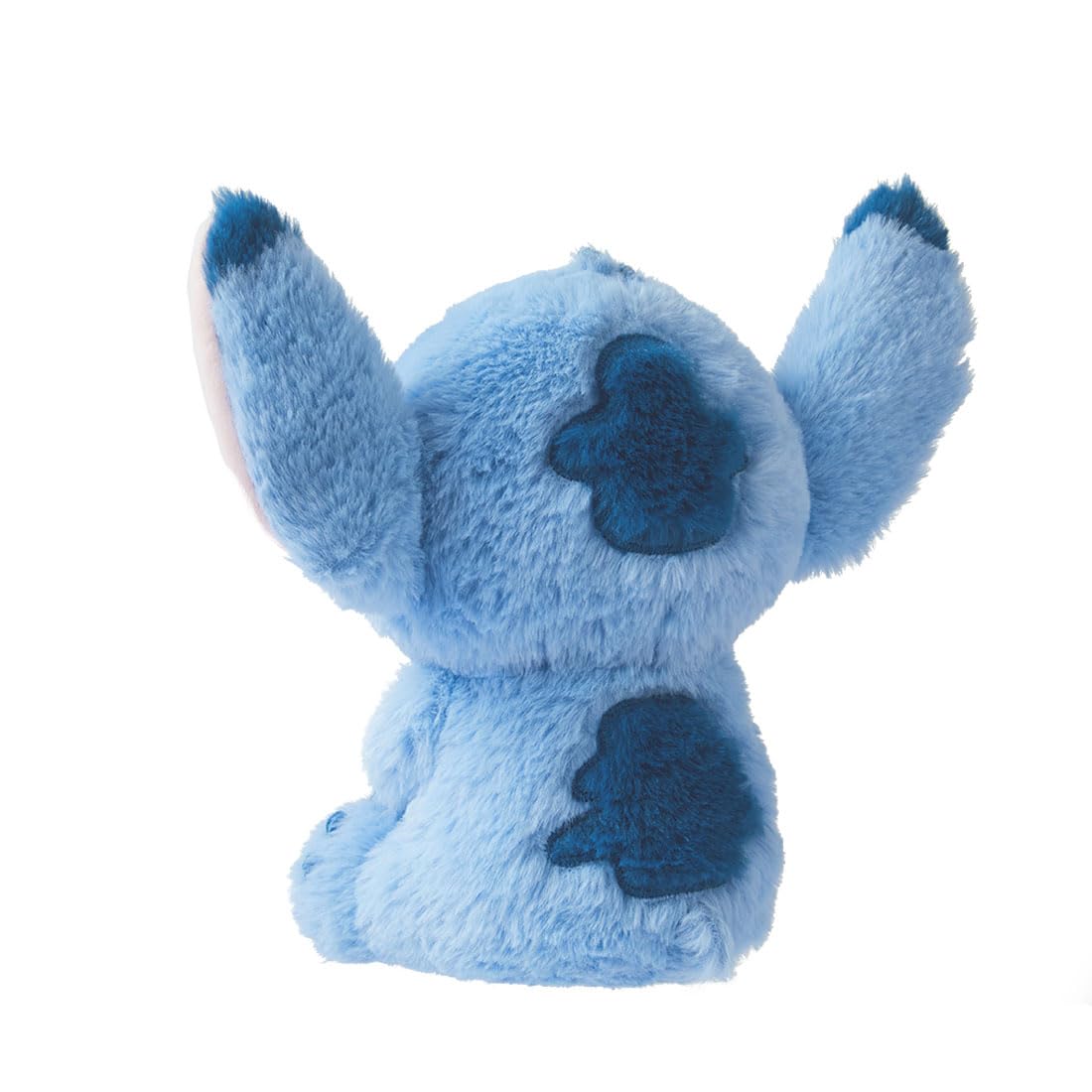 MINISO Stitch plush highlights sturdy stitching for lasting durability.