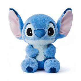MINISO Disney Stitch plush 10in cozy fabric ideal for bedtime cuddles.