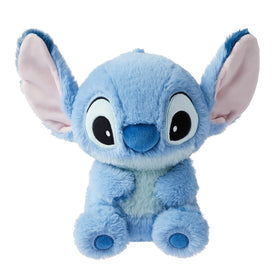 MINISO Stitch plush front view, cozy Disney collectible for kids and fans.