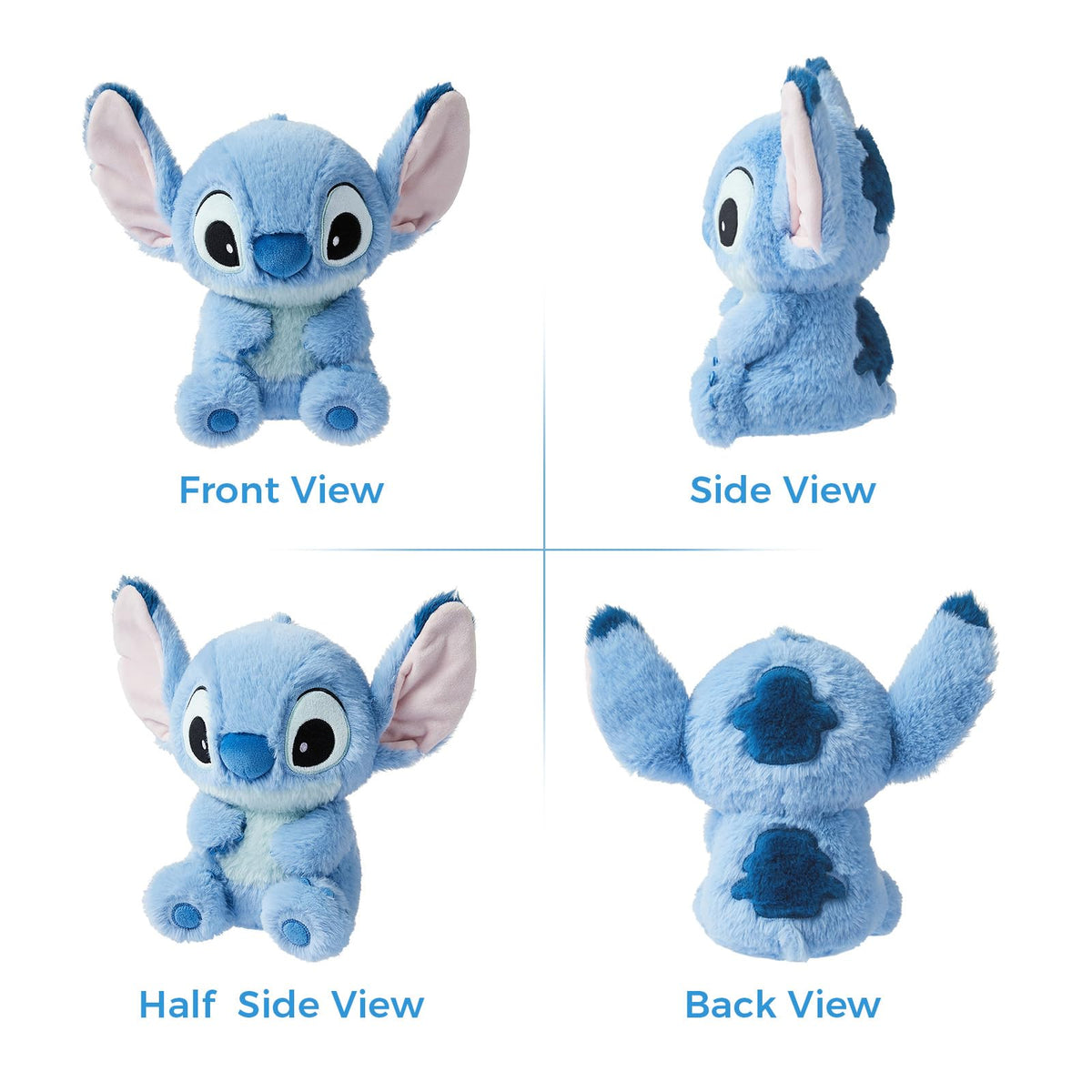 MINISO Stitch plush durable stitching ensures long-lasting play and display.