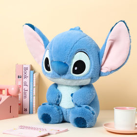 MINISO Stitch plush showcases detailed stitching and expressive features.