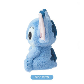 MINISO Stitch 9-inch plush, cozy material ideal for cuddling.