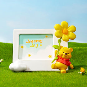 MINISO Winnie the Pooh 3D magnet figure attaches to metal surfaces for easy display.