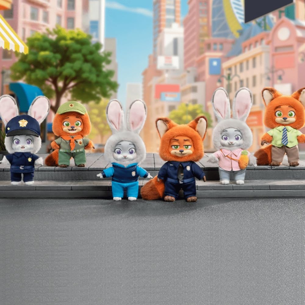 MINISO Judy casual wear figure, vibrant styling for playful setups.