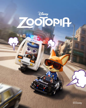 MINISO Disney Zootopia Mr Big in stylish limousine for shelf decor