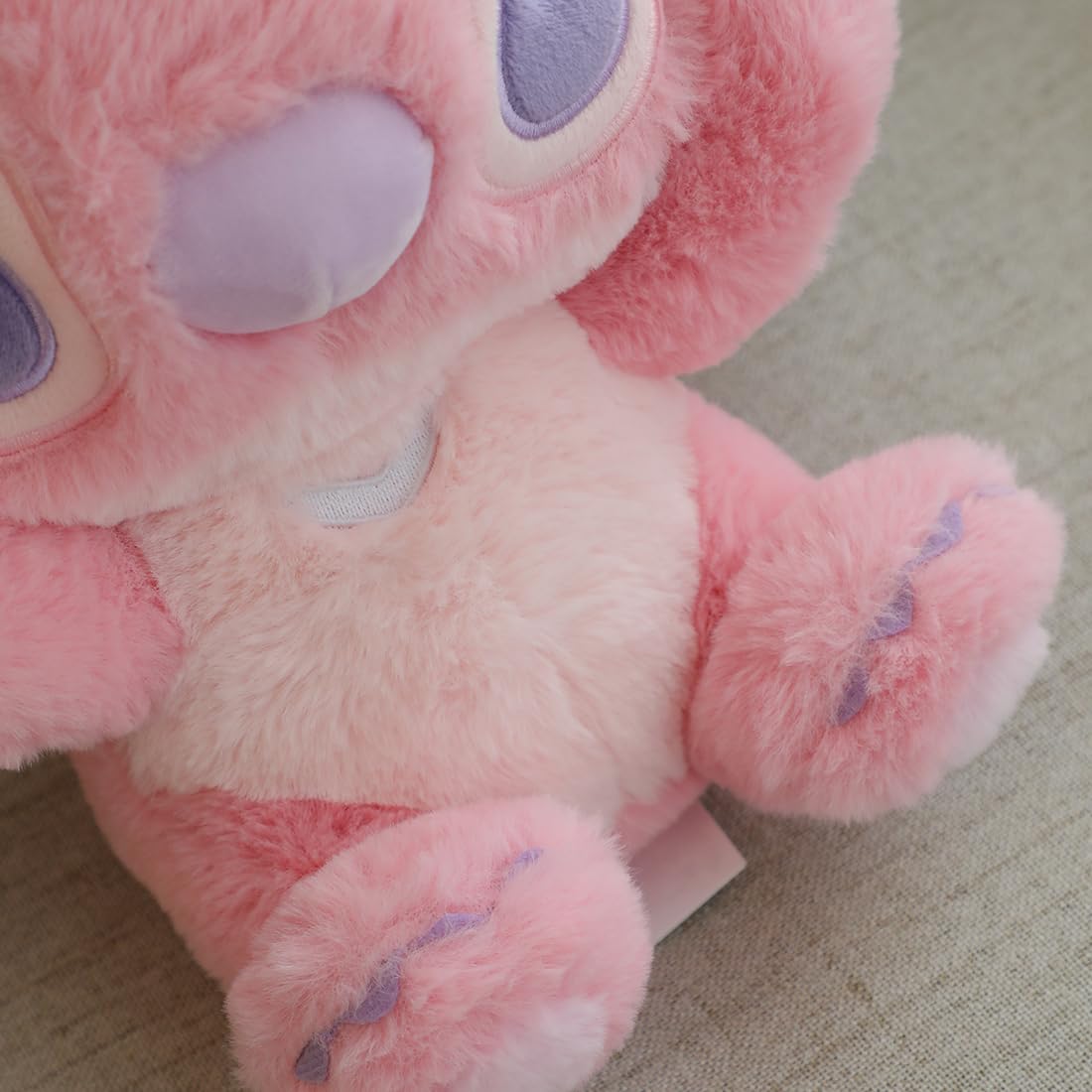 MINISO Lilo & Stitch Angel Bunny plush bedside companion for cozy nights