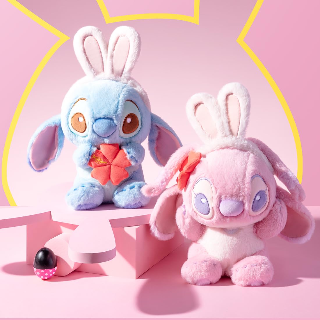 MINISO Lilo and Stitch Angel plush, compact 11 inches, easy to transport.