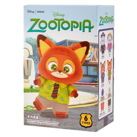 MINISO Zootopia display-ready figure on shelf, perfect for collections