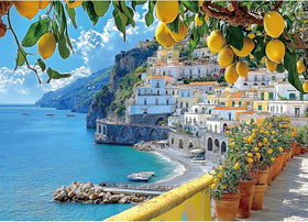 MINIWAN Amalfi Coast puzzle cliffs for immersive coastal imagery and relaxation.