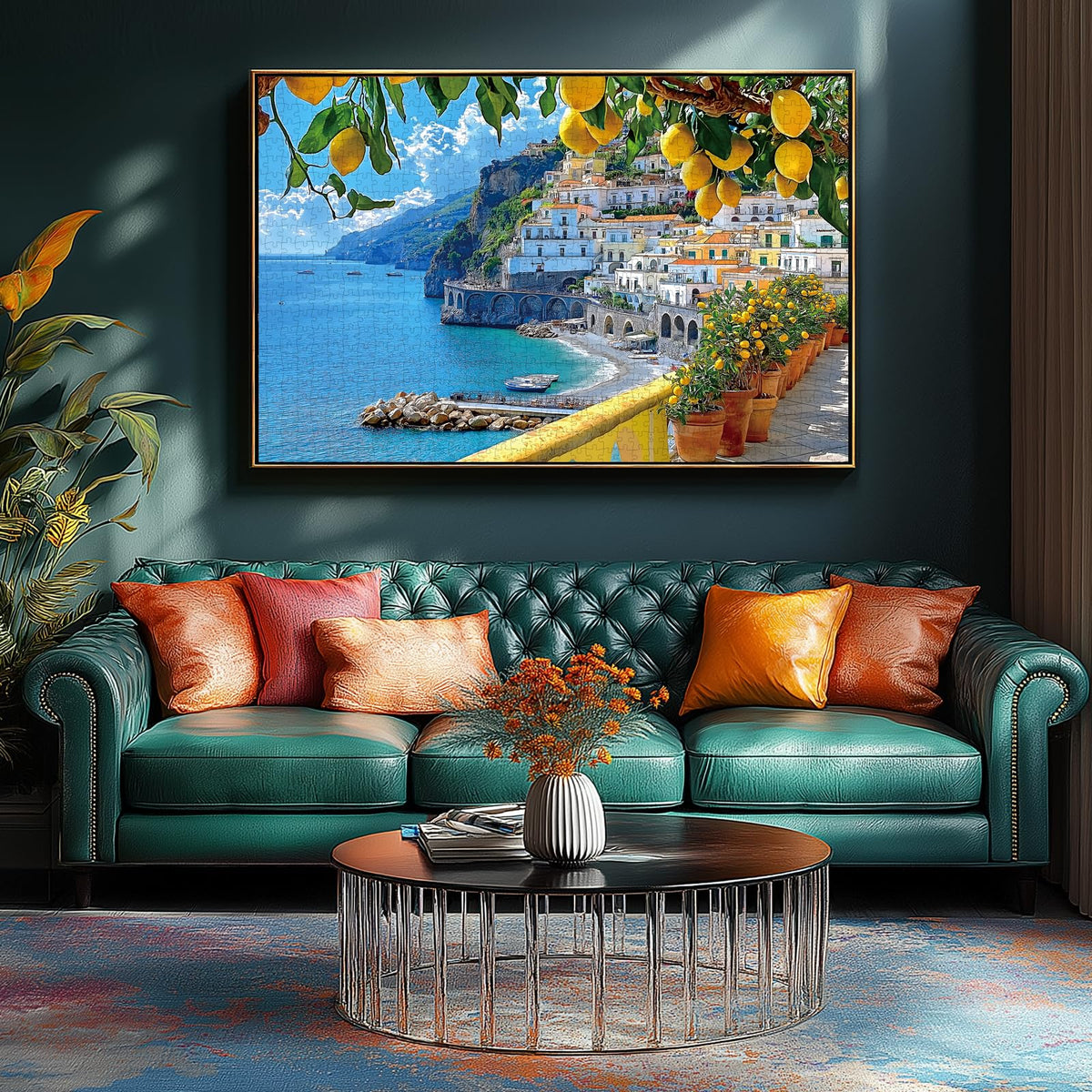 MINIWAN Amalfi Coast puzzle interlocking joints ensure smooth assembly.