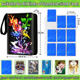 Minkeytal 9-pocket sleeves enable compact capacity with easy access.