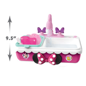 Pretend dish soap bottle with scrub brush from MINNIE sink set