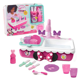 MINNIE Happy Helpers Magic Sink in a play kitchen for imaginative use
