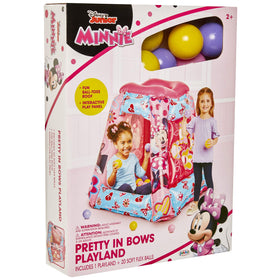 MINNIE ball pit climb-through entry illustrating easy access for toddlers