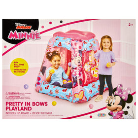 MINNIE ball pit graphic-detail on exterior showing kid-friendly design and safety