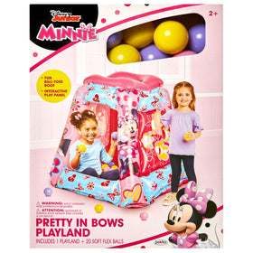 MINNIE ball pit roof and holes detail emphasizing imaginative play features
