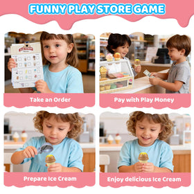 Minnot illustrated menu and banknotes encourage friendly transactions