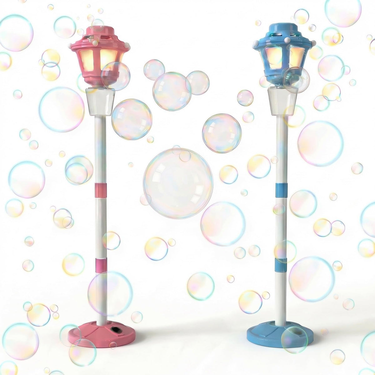 Minoskia 2Pack bubble machine for kids, outdoor party ready
