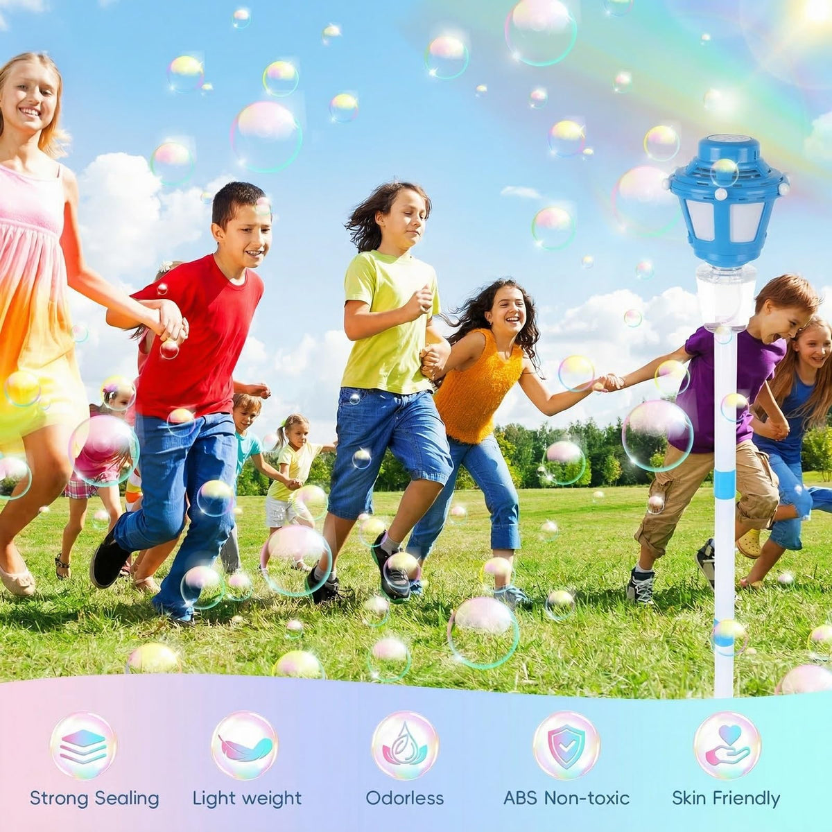 Minoskia included bubble wand speeds up playtime