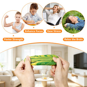 MINPO Nice Ice Cube yellow – slow Rise sensory cube aids concentration.