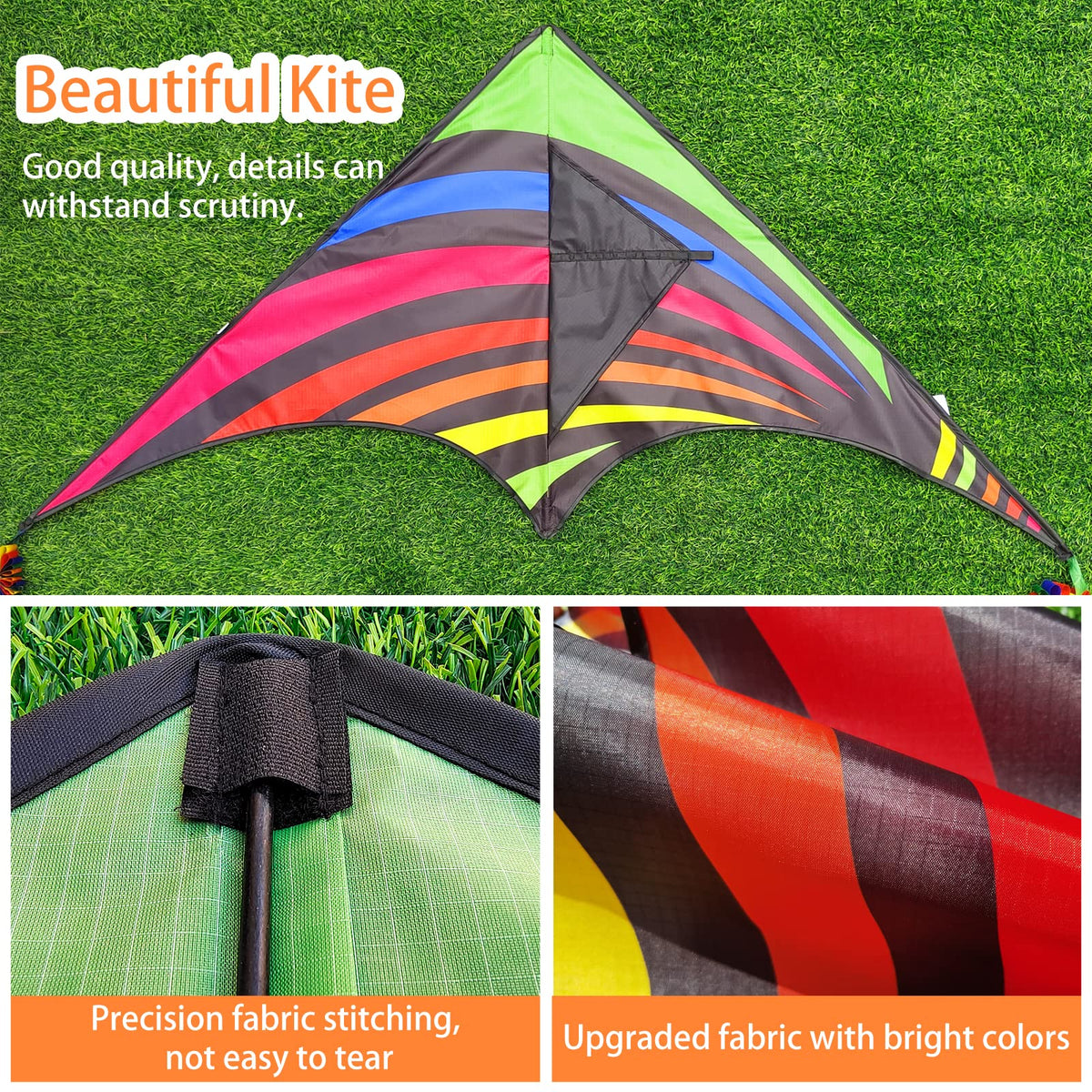 Mint's Colorful Life four-color delta kites display vibrant variety for eye-catching performances.