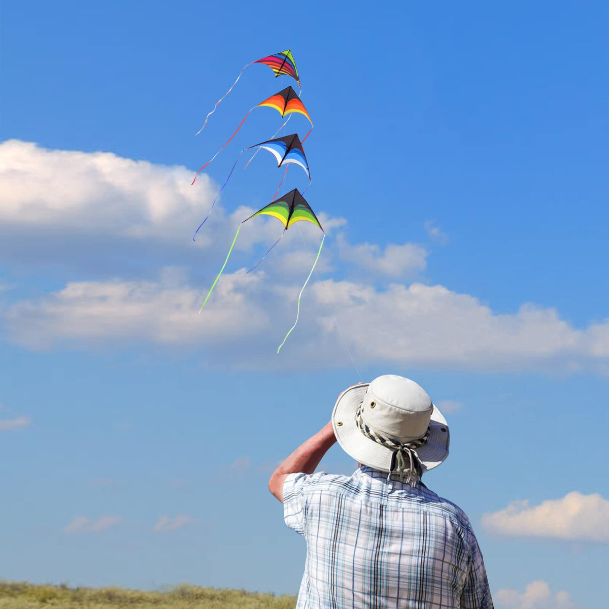 Mint's Colorful Life travel-friendly kite bag keeps the quartet neatly stored.