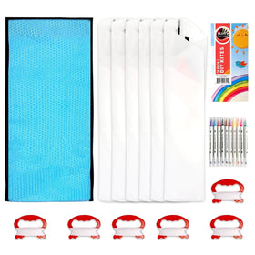 Mint's Colorful Life six-pack blank kites for coloring and art.