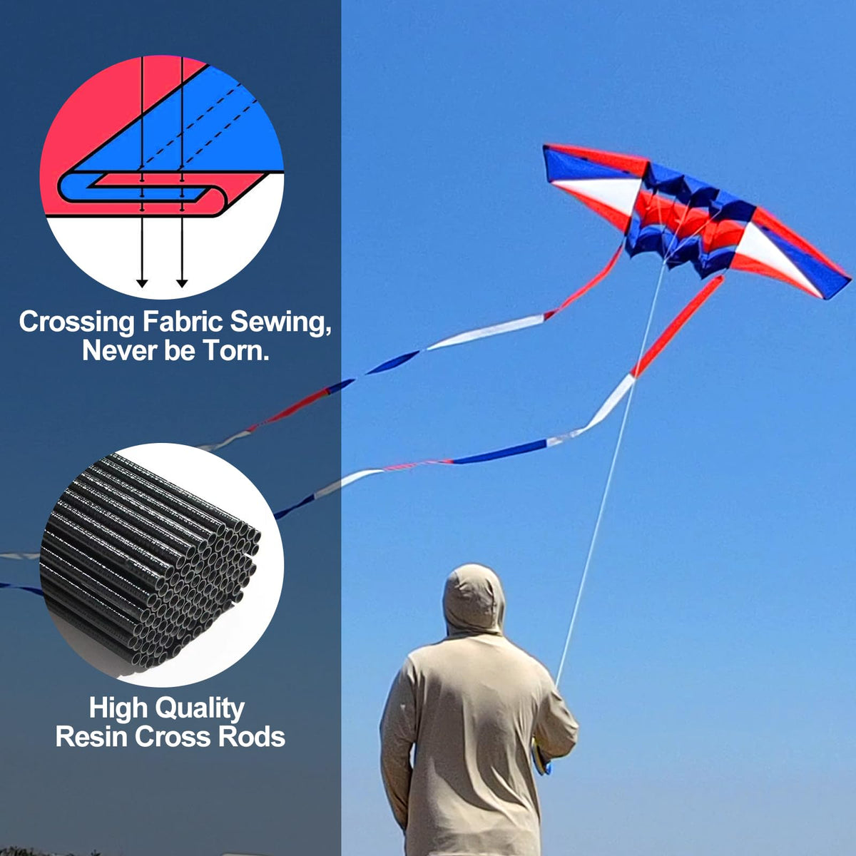 Mint's Colorful Life portable kite bag supports quick beach trips