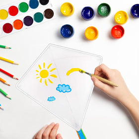 Mint's Colorful Life DIY Kites coloring activity sparks outdoor creativity.