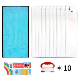 Mint's Colorful Life DIY Kites decorating supplies for kids' art projects.