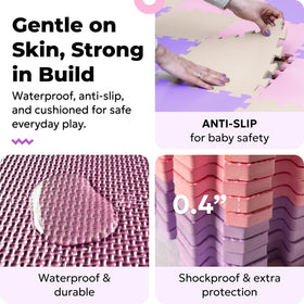 MioTetto waterproof surface cleans easily after spills and splashes.