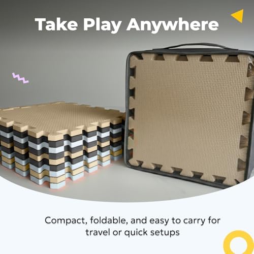 MioTetto crawling time mat supports tummy time on a cushioned surface