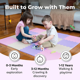 MioTetto soft foam tiles at 0.4 inches cushion little time on floor