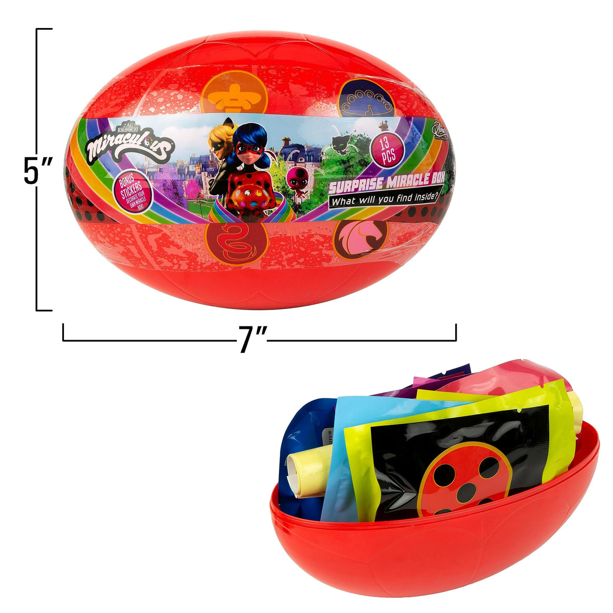 Miraculous 13pc surprise box My Hero keychain for accessorizing bags