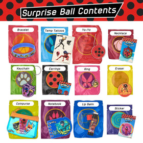 Miraculous 13pc surprise box notebook featuring Rena Rouge for doodling adventures