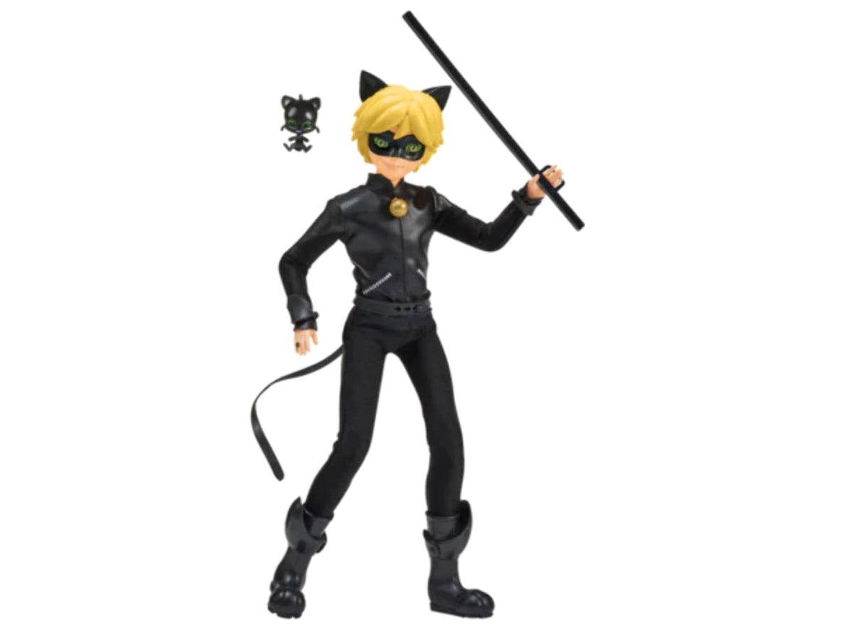 Miraculous Cat Noir doll features Plagg Kwami for imaginative storytelling and role-play.
