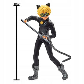 Miraculous Cat Noir packaging highlights Paris night sky aesthetics.