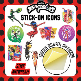 Miraculous repositionable icons for decorating or posing.