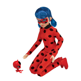 Miraculous Ladybug Doll with blue hair for vibrant styling and storytelling.
