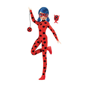 Miraculous Ladybug Doll with removable accessories for versatile styling.