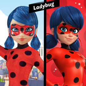 Miraculous Ladybug Doll with yoyo accessory for action-packed play.