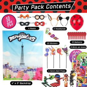 Miraculous Kwami photo props for playful portraits.