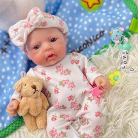 Mire & Mire Reborn 7inch baby quilt accessory for cozy display