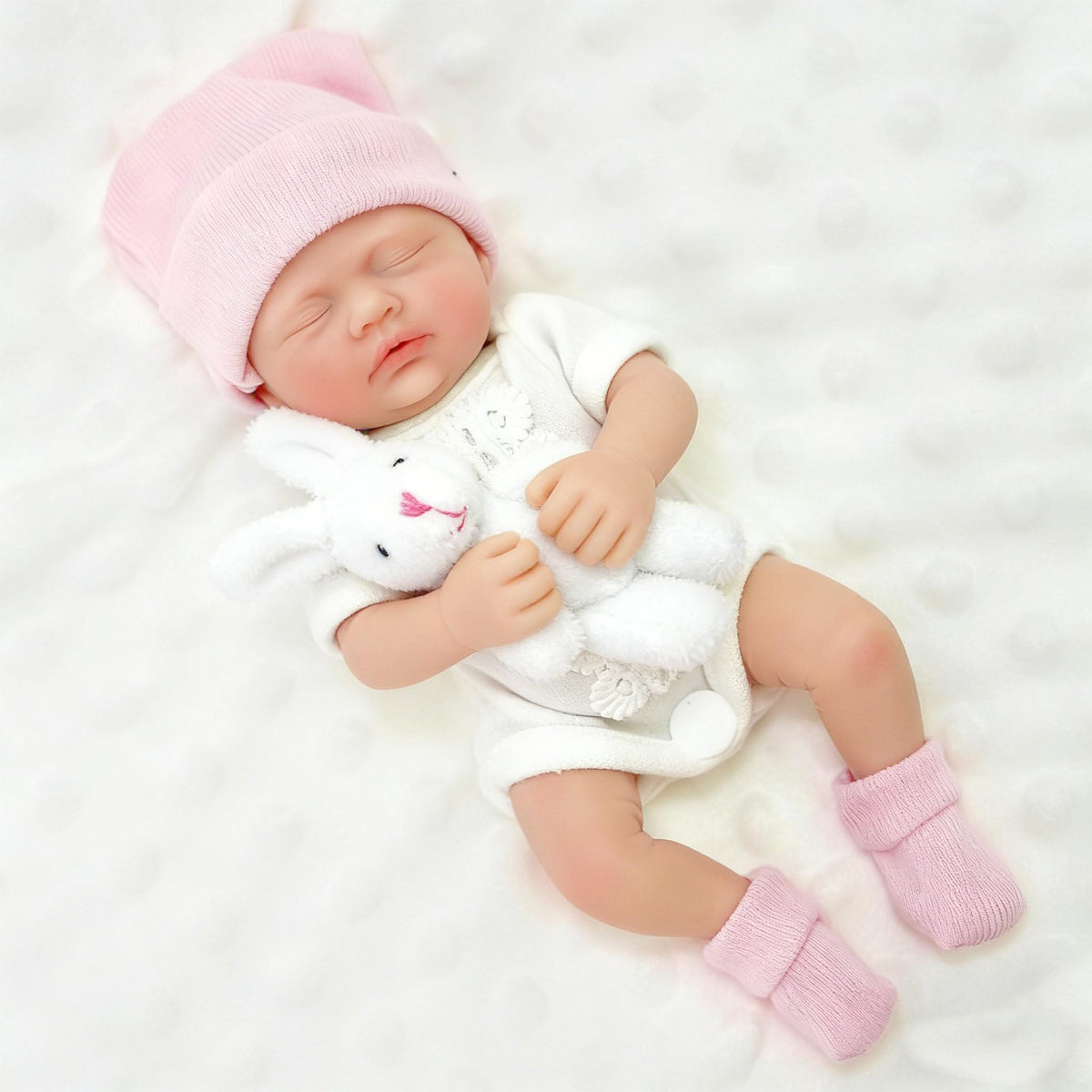 Mire & Mire Reborn doll face detail with gentle expression for nurturing pretend play