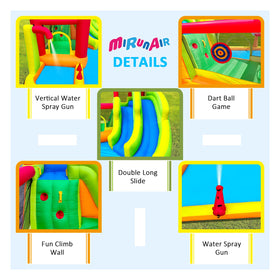 MIRUNAIR splash pool creates a refreshing water play zone for kids.