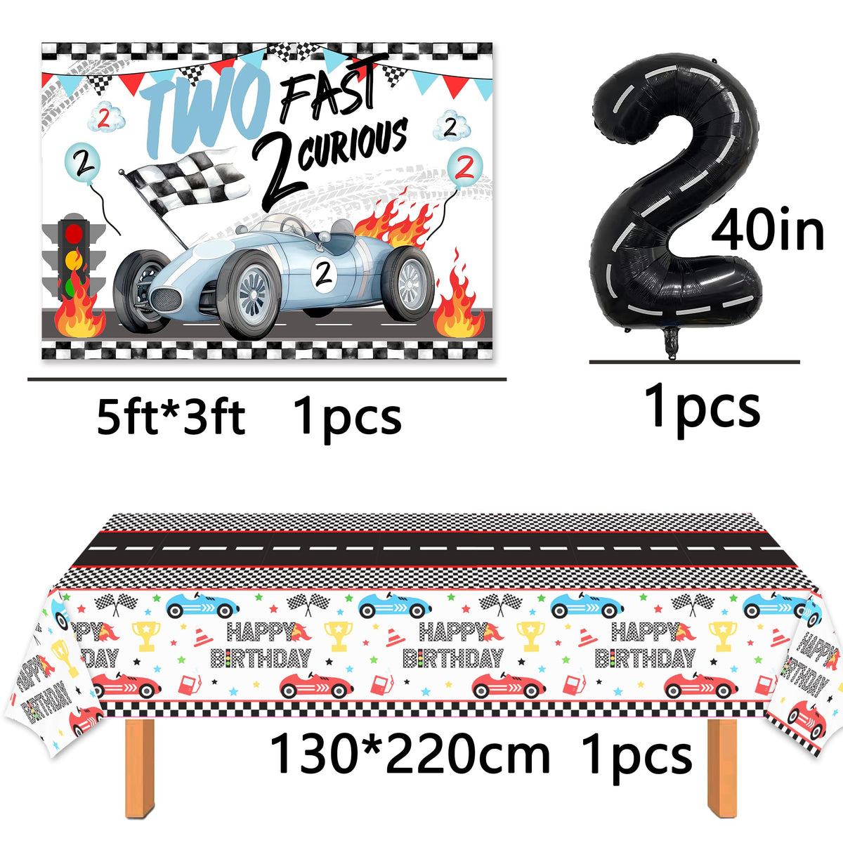 Miruwtog cake top banner in shiny design adds cuteness.