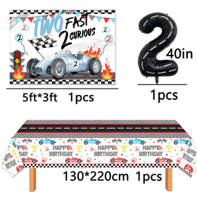 Miruwtog cake top banner in shiny design adds cuteness.